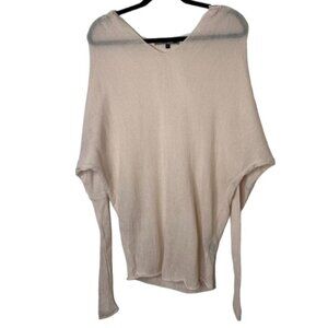 Lovestitch Women's Knit Sweater Dolman Sleeve Wool blend Light Pink Small